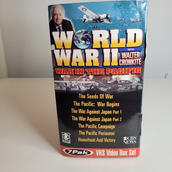 World War II with Walter Cronkite VHS Box Set 7 VHS Pack - Picture 4 of 5